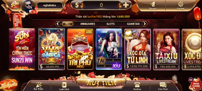 Ưu điểm của game bài đổi thưởng tại Sunwin