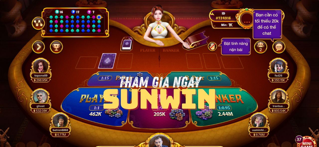 Những trò chơi đáng tham gia tại sảnh game Sunwin